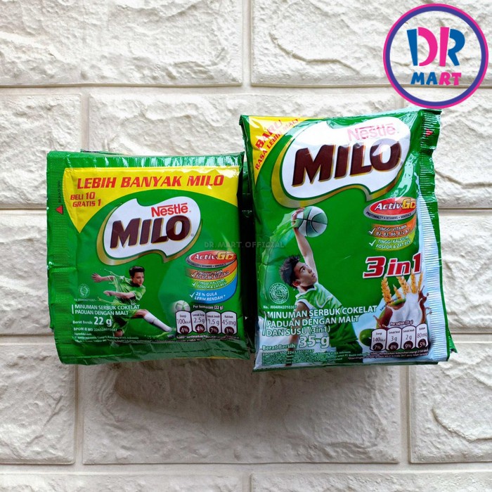 

Nycyta Home Milo Active Go 3 In 1 Serbuk Cokelat Sachet 35Gr X 5Pcs