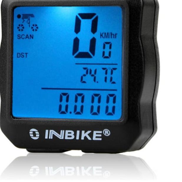 Inbike Speedometer Sepeda 14 Function LCD Display Bicycle