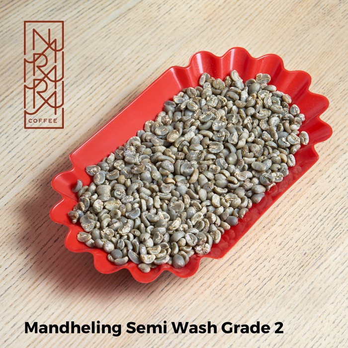 

BAYAR DITEMPAT Green Bean 1kg MANDHELING SEMI WASH - Biji Kopi Sumatra Arabika /KOPI RUBE/KOPI