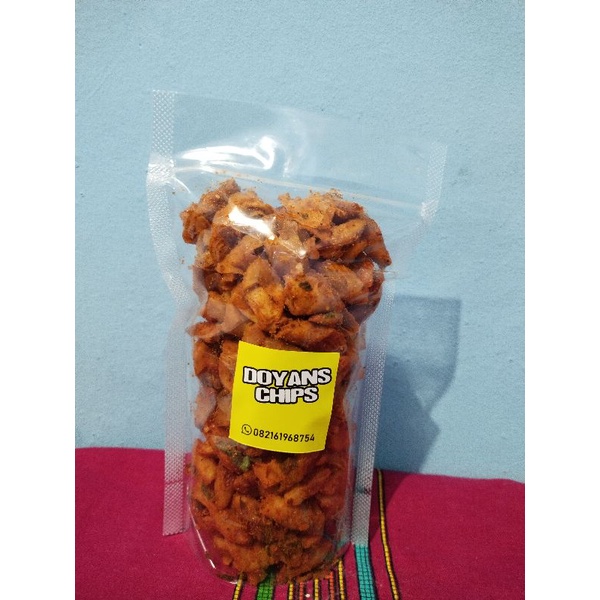 

KERIPIK LUMPIA BALADO PEDES MANIS 200 GR