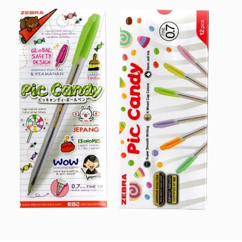 

オ BOLPEN PIC CANDY 0.7 ZEBRA BLACK / PACK ヿ