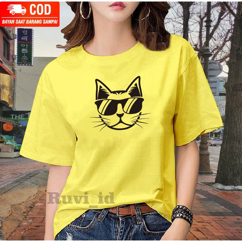 Ruvi_id-KAOS DISTRO / BELI 3 GRATIS HEADSET EXTRA BAS / KAOS KUCING KEREN / KAOS WANITA / KAOS PRIA / KAOS OBLONG / BLUS / T-SHIRT / KAOS WANITA KOREAN STYLE / ATASAN WANITA DEWASA / ATASAN REMAJA / KAOS OVERSIZE / KAOS IMPORT / KAOS MURAH