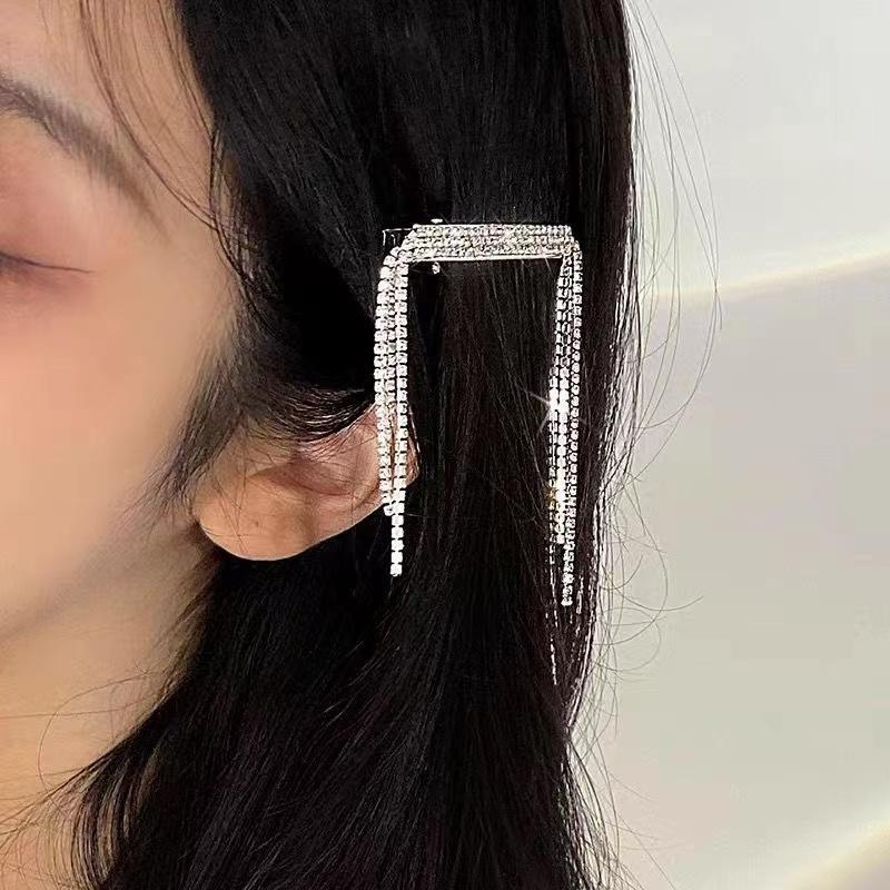 Jepit Rambut Model butterfly Rumbai Panjang Gaya Korea Untuk Wanita