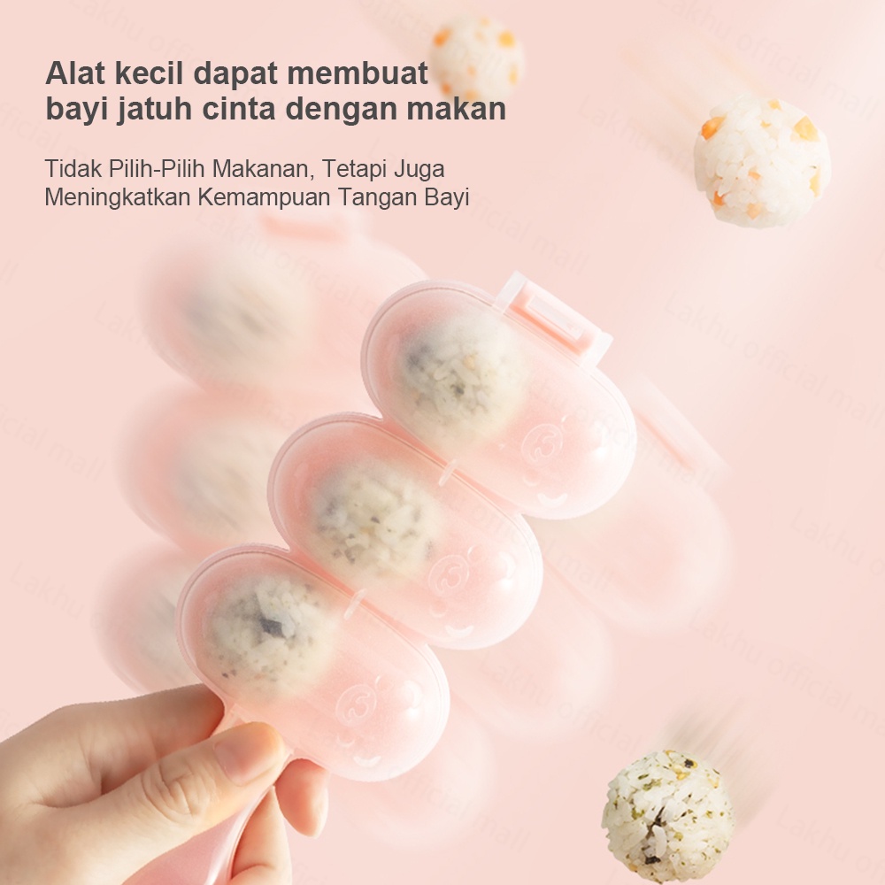 Lakhu Cetakan Nasi Bento Bola Bulat Rice Ball Shaker Bento Rice Ball Mold