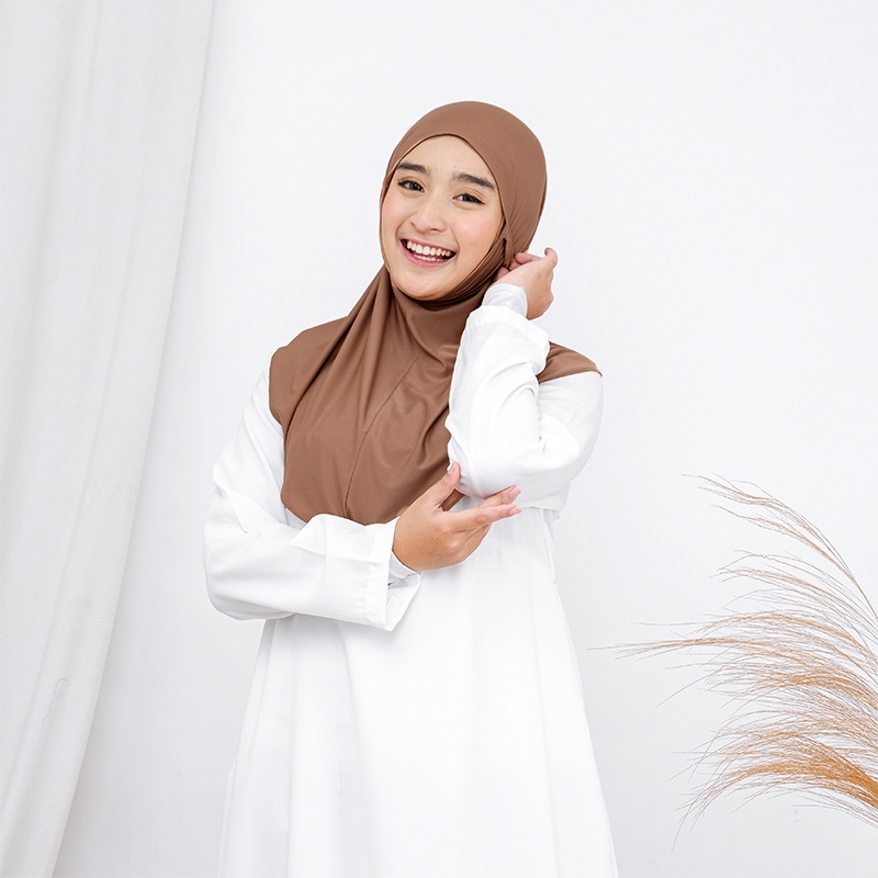 Hijab Bergo Maryam  Tali Jersey Super M