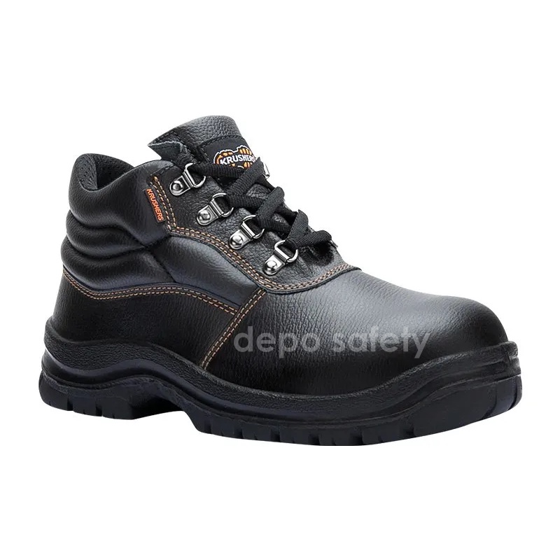 KRUSHERS Sepatu Safety Florida Black Brown - Safety Shoes Florida Hitam Coklat