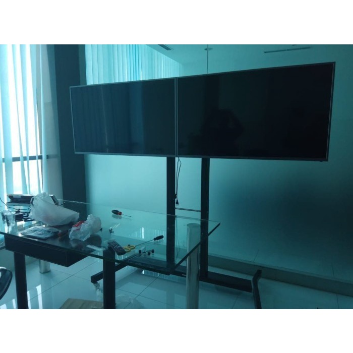 Bracket Stand 2 TV 55 sampai 60 inch IMPORT KANAN KIRI