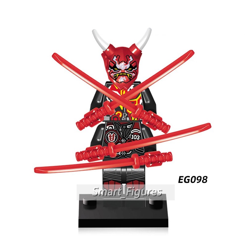 Action Figure Mini Ninjago Mr.E Ultra Violet Hutchins Samurai X Jay Walker Lloyd EG18013 Untuk Hadiah