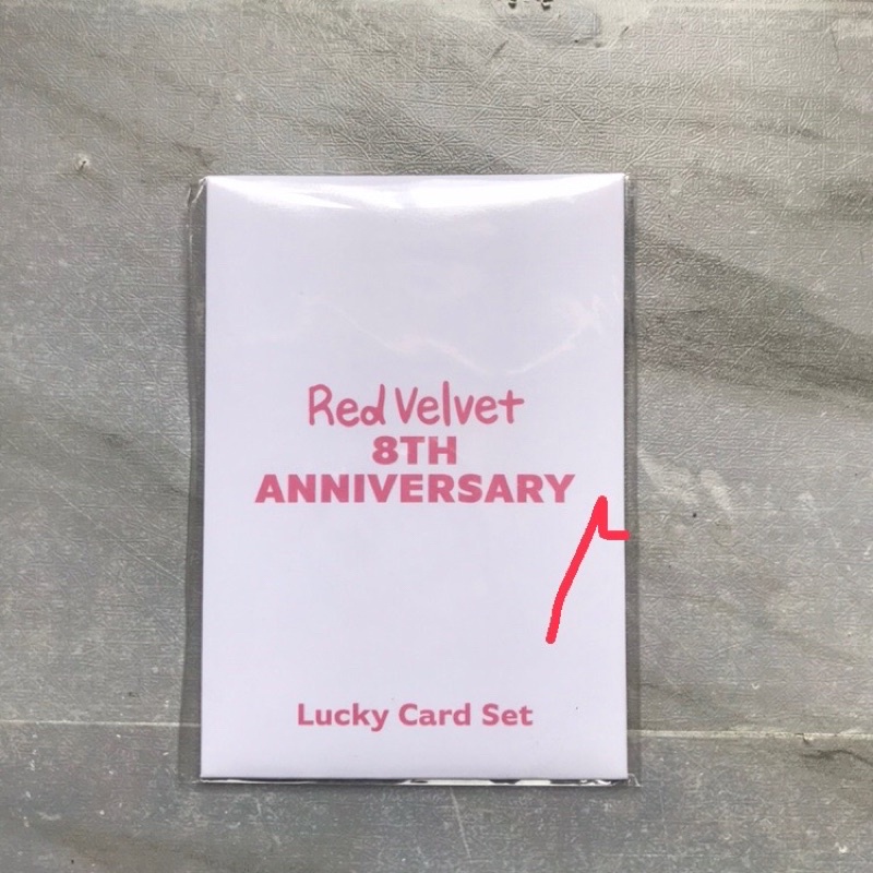 [ready stock] photocard lucky card irene red velvet md anniversary 8th