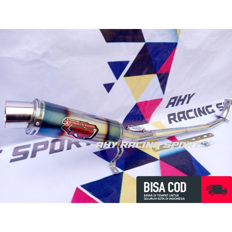 KNALPOT R9 RACING VEGA R VEGA ZR JUPITER Z SUPRA X 125 SMASH SHOGUN DLL