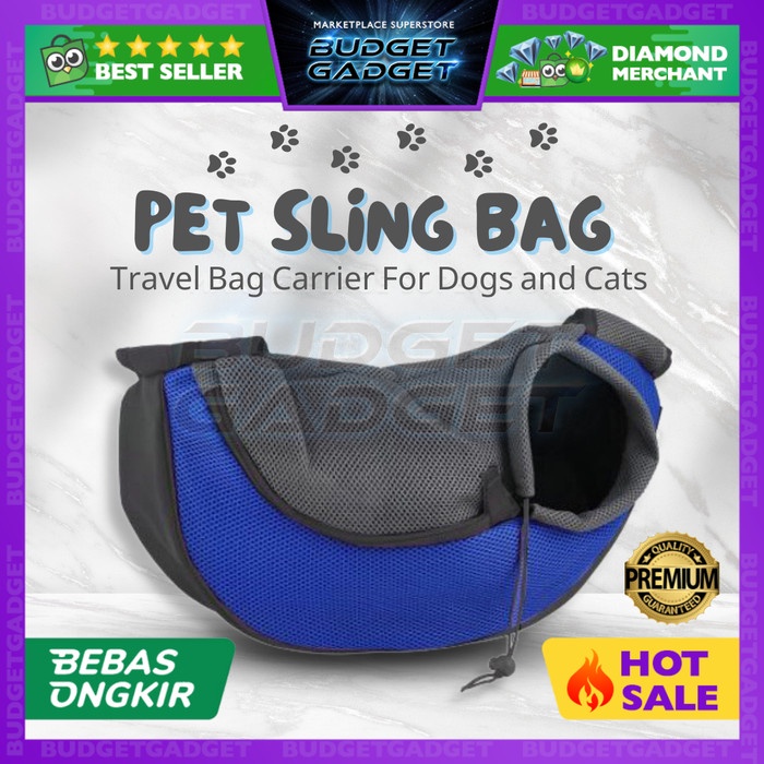 Cargo Tas Selempang Anjing / Kucing Pet Carrier Size L