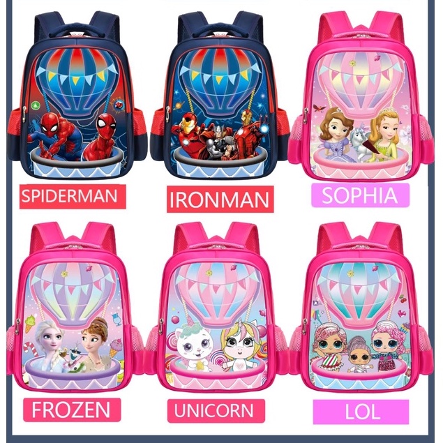 NEW TAS RANSEL ANAK SEKOLAH IMPORT UNTUK TK 00052-00060