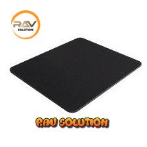 MOUSEPAD HITAM POLOS 29 X 25 JAHIT PINGGIR / MOUSE PAD BLACK