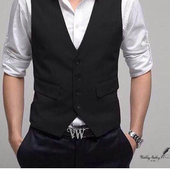 Vest rompi pria dalaman jas ready stok XXL