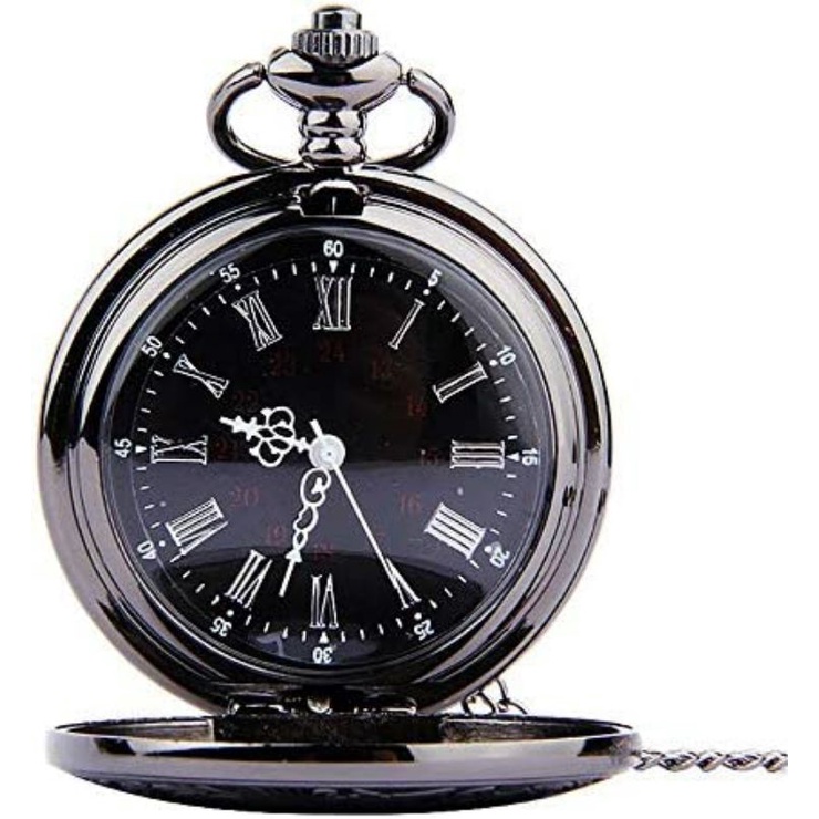 LIONTIN The Best Shiying Huai Table Beautifully Carved Nostalgic Version Classic Pocket Watch - Silver