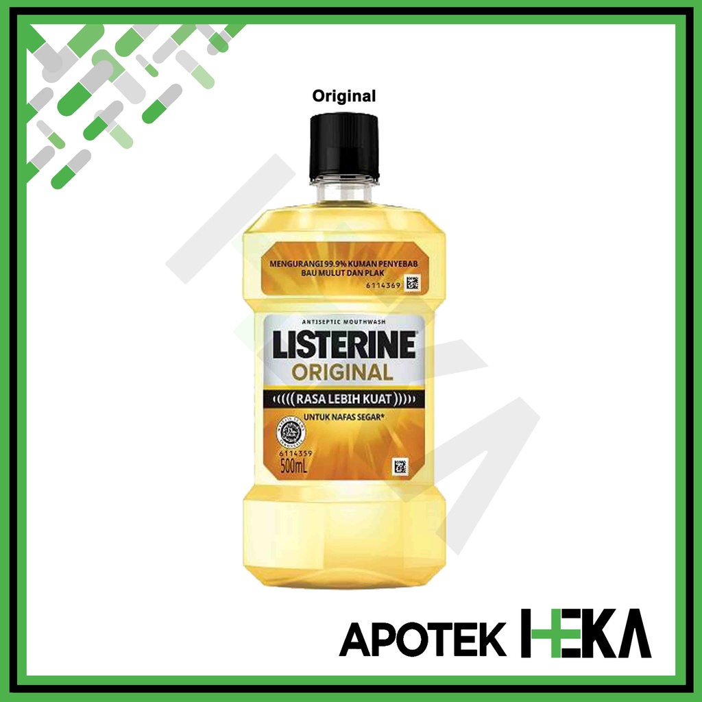 Listerine Mouthwash 500 ml - Obat Kumur Antiseptik (SEMARANG)