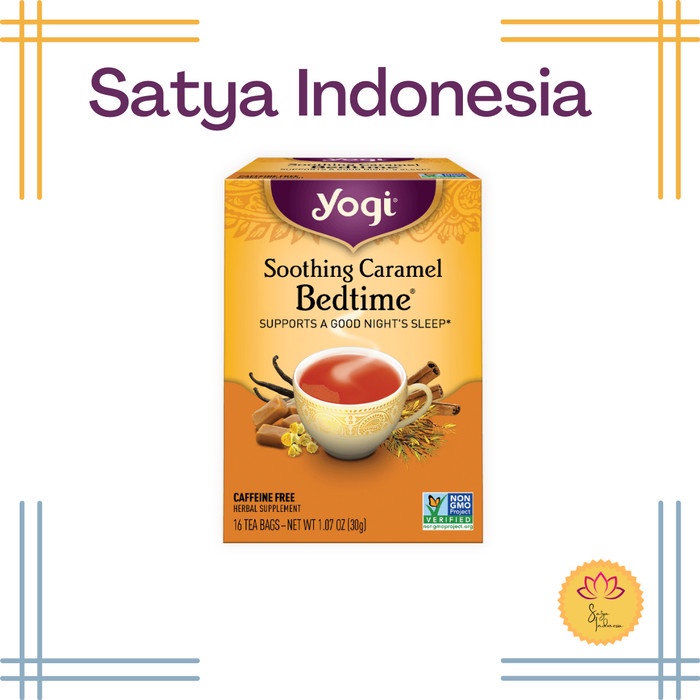 

TERLARIS Yogi Tea soothing caramel bedtime 16 tea bags /TEH DIET/TEH PELANGSING/TEH HIJAU/TEH JATI
