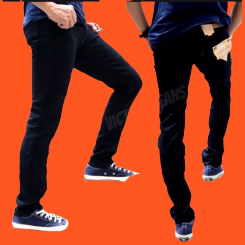 (PROMO CUCI GUDANG)_Celana jeans panjang pria standar Korean Premium
