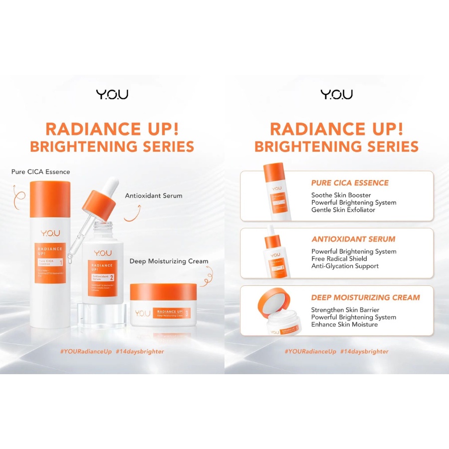 (READY &amp; ORI) Y.O.U YOU Radiance Up Deep Moistirizing Cream 30gr