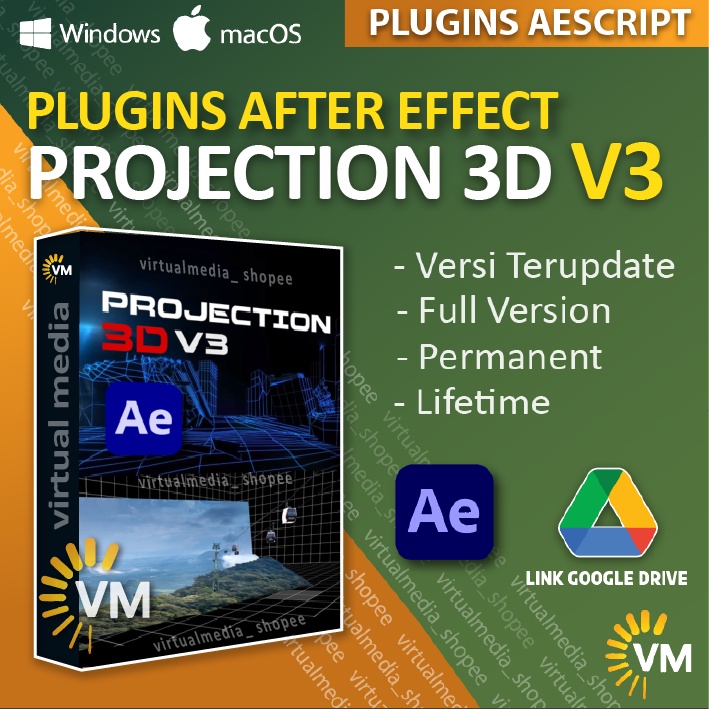 projection 3d after effects download