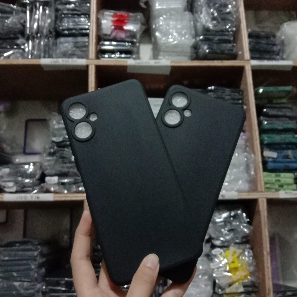 Promo Case TECNO SPARK 9T Case Black Matte Casing Premium Slim Exellent Cover | Soft Matte | Soft Case Macaron