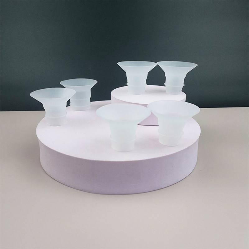 Mary Breast Pump Aksesoris Makan Bayi Silicone Breast Pump Pengganti Flange Sisipan Bahan Silikon Conv