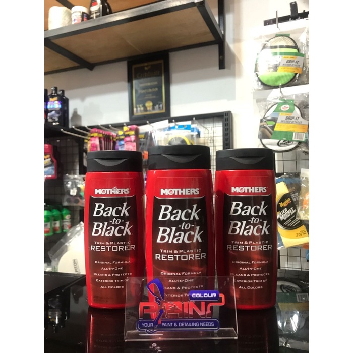 Mothers Back To Black Plastic Trim Restorer, Semir penghitam plastik