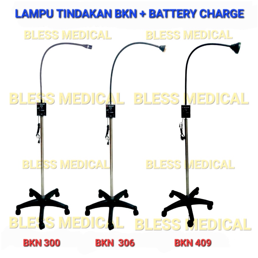 Lampu Tindakan/Periksa BKN LED + Battery Charge Lampu Bidan, Klinik, UGD