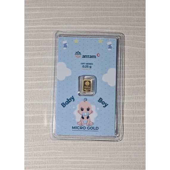 LM Antam Hartadinata Series Welcome Baby Boy3 0.25gr