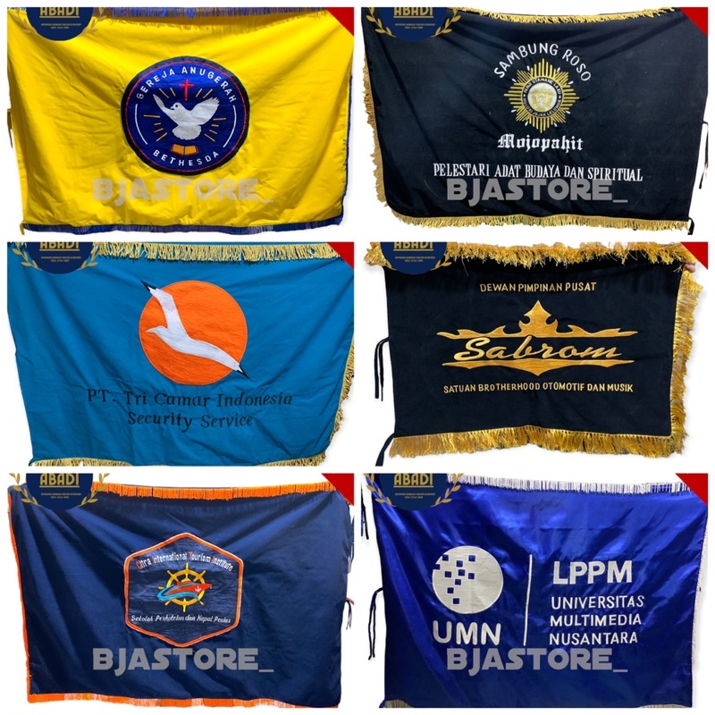 Bendera Pataka Custom 90x135 / Bendera Pataka Ruangan 90x135