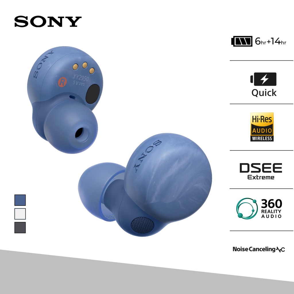 SONY Linkbuds S TWS WF-LS900N Truly Wireless Noise Canceling - Blue