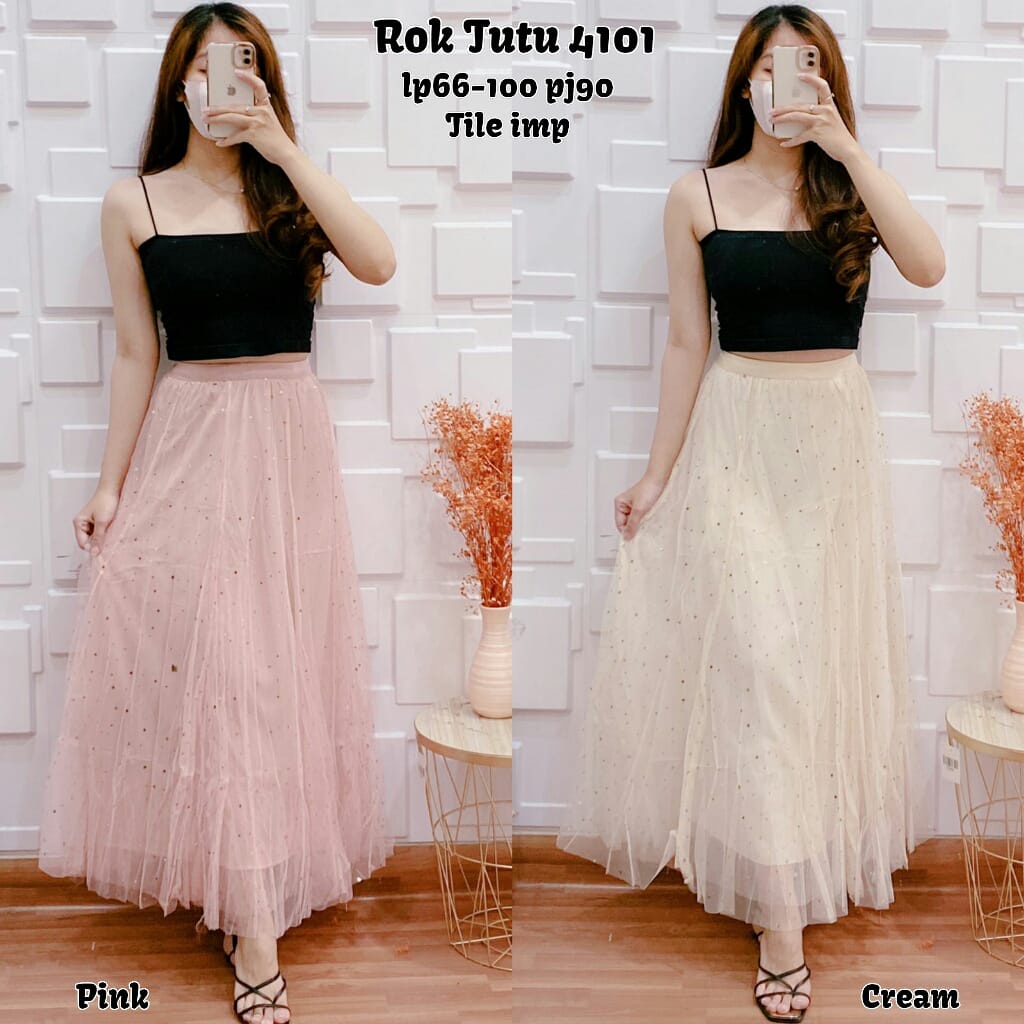 ROK TUTU PJG 3 LAPIS PREMIUM IMPORT 4101#