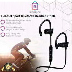 HEADSET SPORT BLUETOOTH RT588 SUPER BASS ORIGINAL