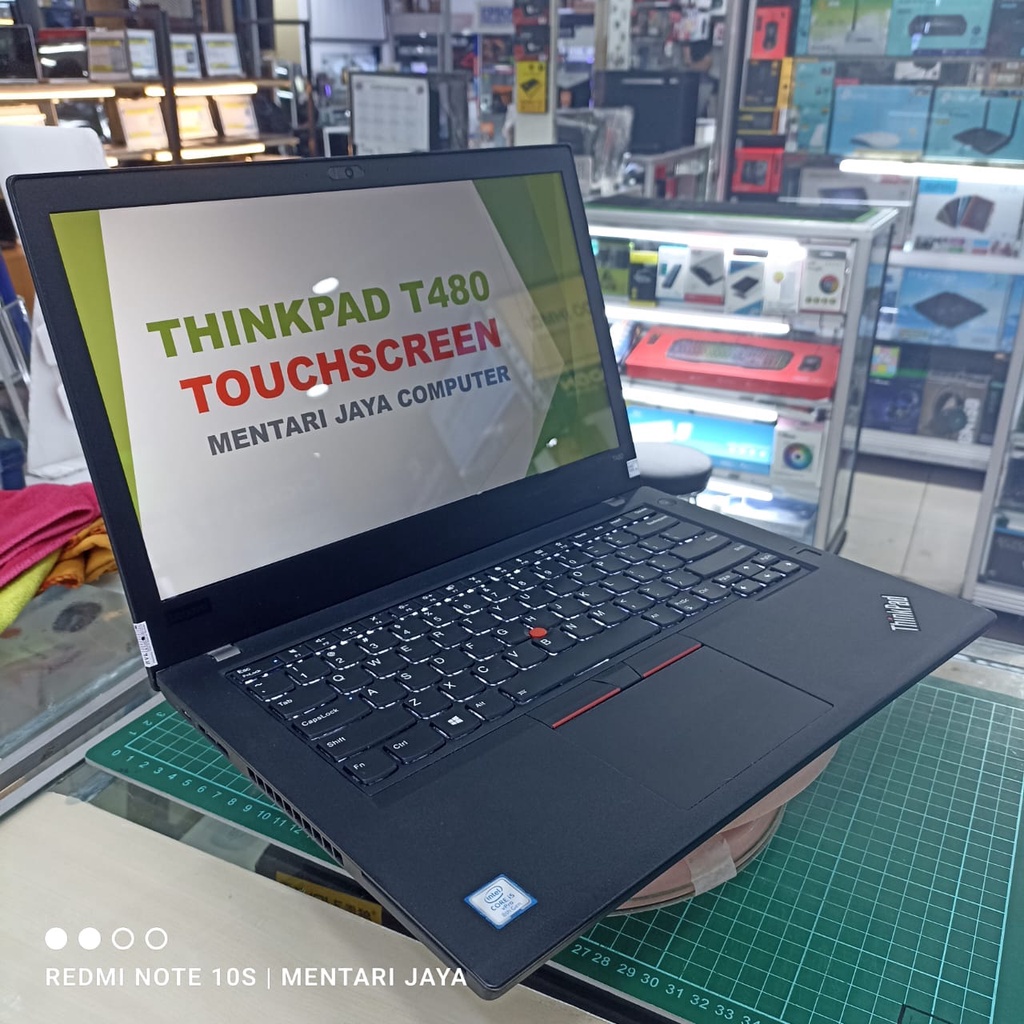 LAPTOP MURAH LENOVO THINKPAD T480 CORE i5 8GB 256GB SSD 14 FHD WINDOWS MULUS SIAP PAKAI