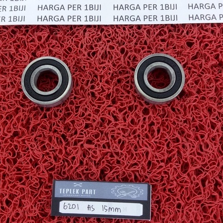 As 15mm/Bearing Roda Depan Beat Fi Vario 125 Supra X 125 Scoopy Revo Fit/Bearing 6201/Laher 6201