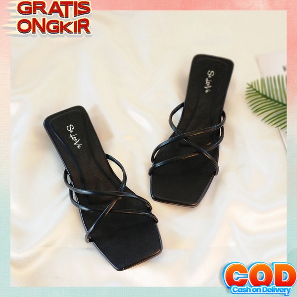 Sendal Kondangan Ibu2 Sandal Hak Tinggi Hils Import Murah Highils Terbaru 2022 Sandal Jinjit Terlari