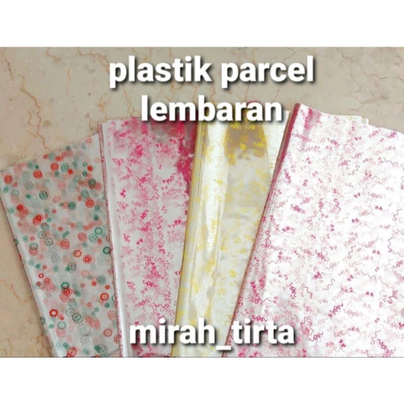 

50 pcs Plastik opp lembaran. plastik opp parcel motif. opp motif lembaran . plastik kaca