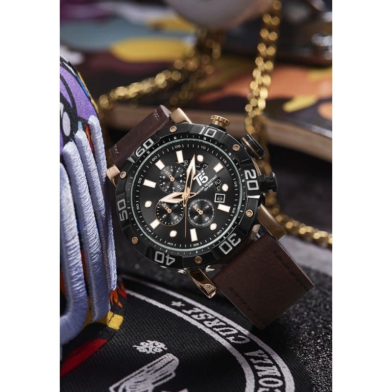 Jam Tangan Pria T5 H 3855G ORIGINAL ✅