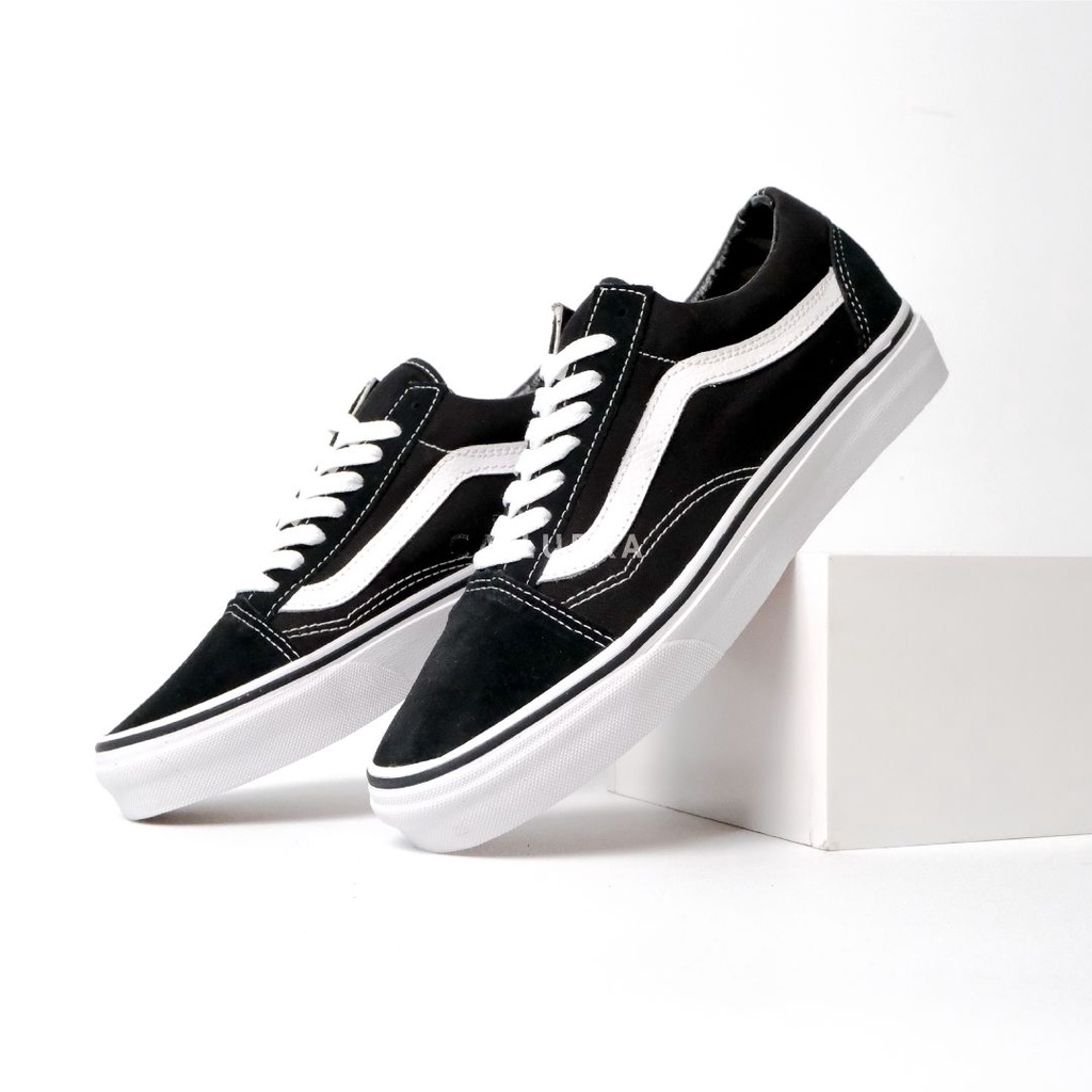 Jual Vans Old Skool Classic Black White | Shopee Indonesia