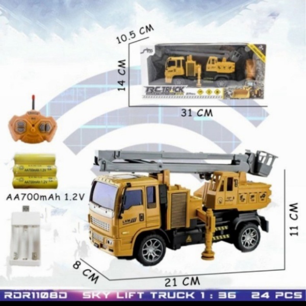 

Dijual mainan rc truck construction car 27mhz/mainan anak Limited