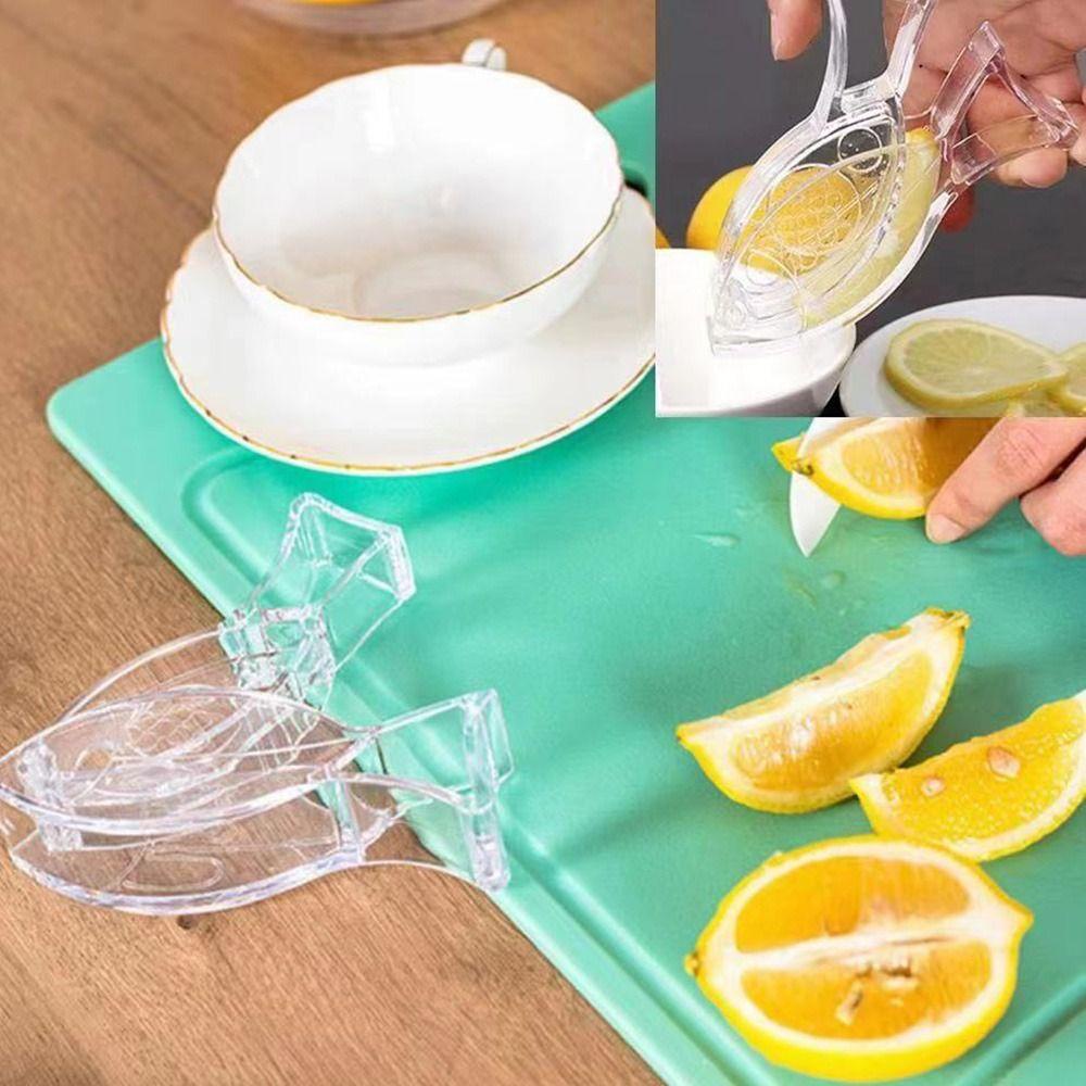 Solighter Manual Juicers Hot Acrylic Kitchen Bar Gadget Lemon Juicer