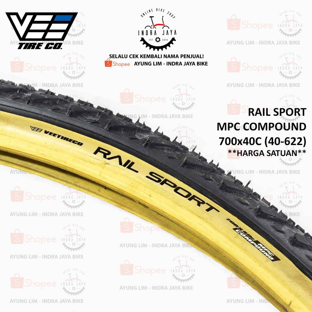 VEE TIRE - RAIL SPORT - 700 X 40c ( 40 - 622) - WIRED SKINWALL