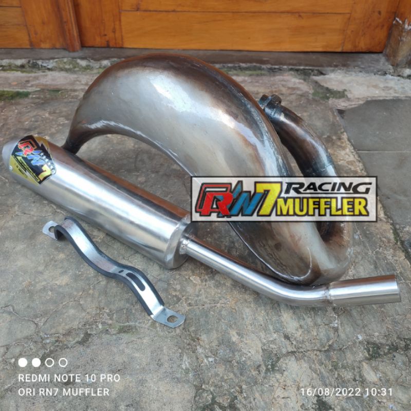 Knalpot Udang Trail Ninja 2tak R RR S Model Enduro/Kompetisi Pnp Rangka Klx,Crf Dan KTM