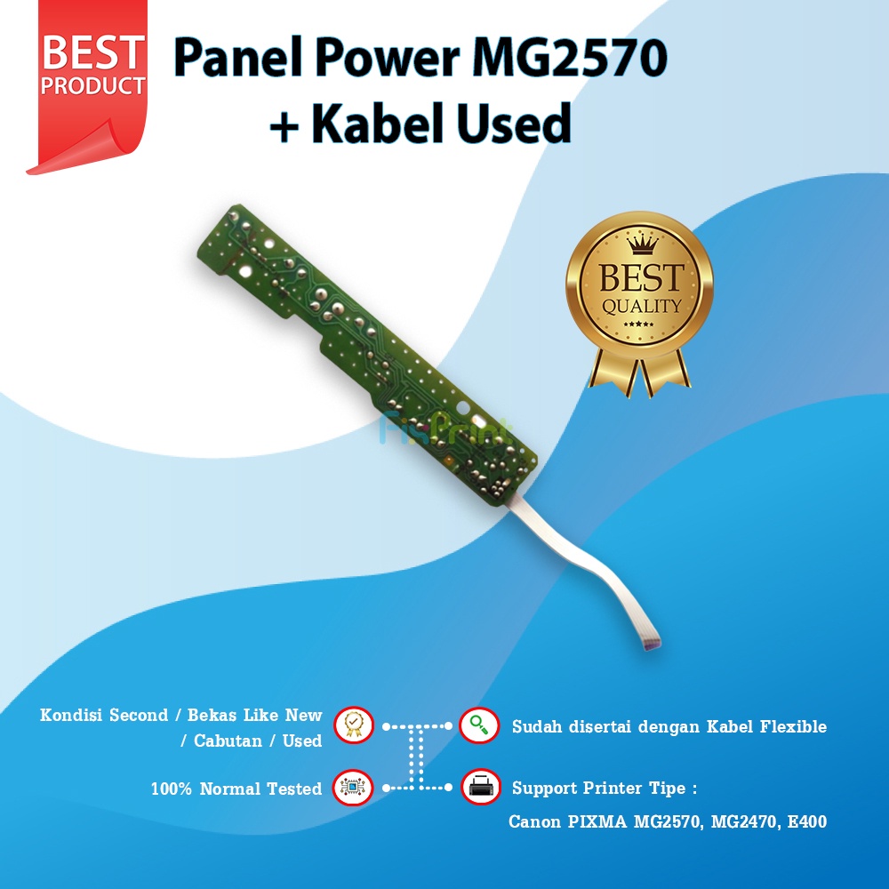 Panel Power Canon MG2470 MG2570 MG2570s E400 E410 E460 + Kabel Flexible