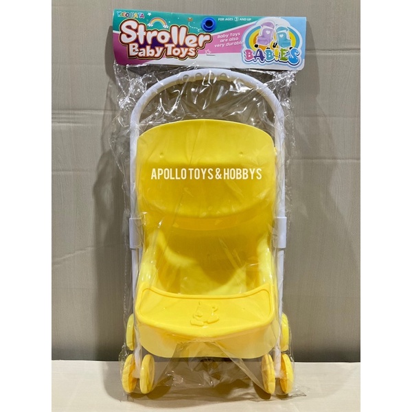 MAINAN ANAK STROLLER BONEKA BAYI / DORONGAN BONEKA TERBARU  YU1