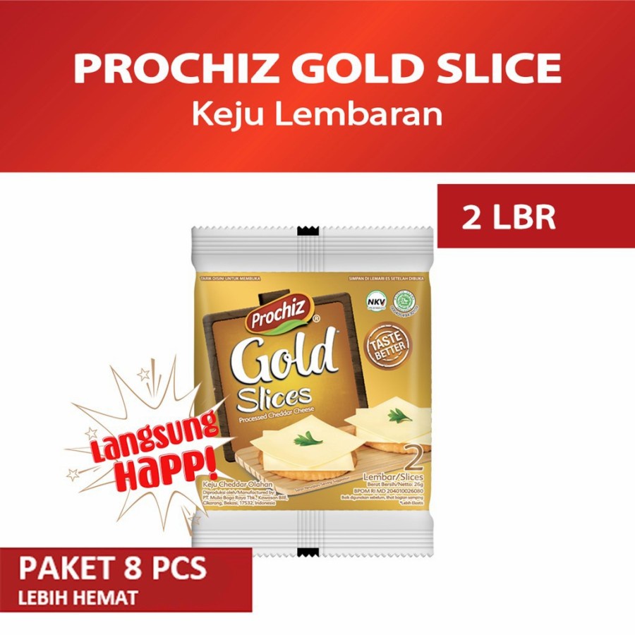 

PROCHIZ Slice 2's 1 Renceng Isi 8 pcs x26 gram
