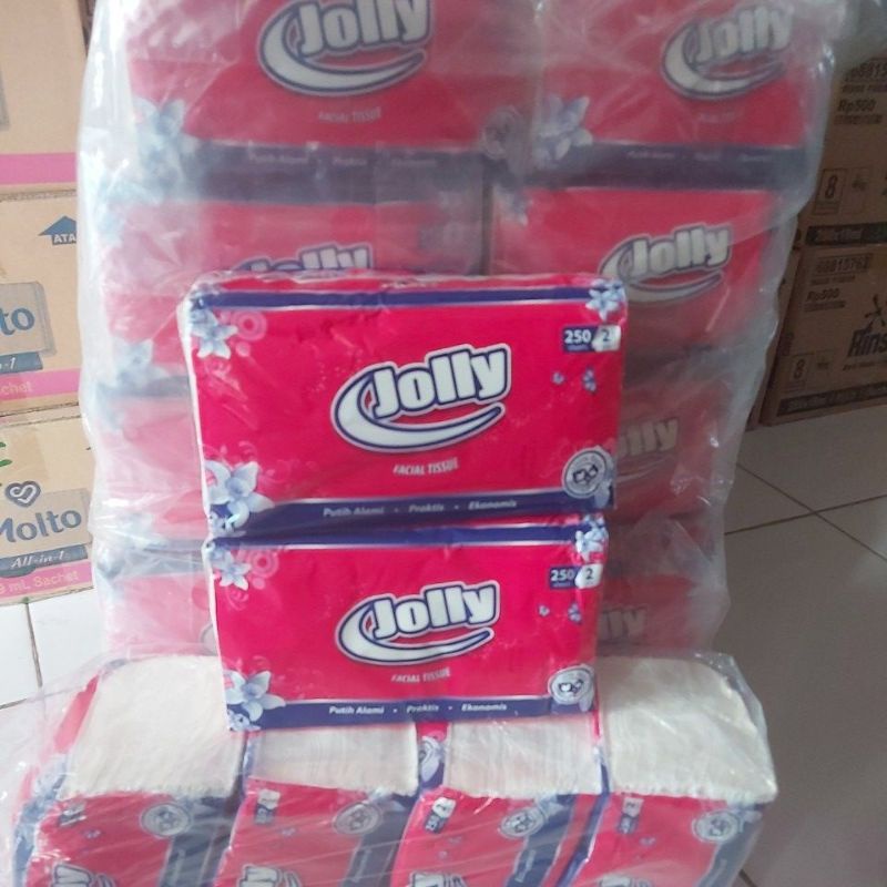 Tissue jolly 250sheet 2ply