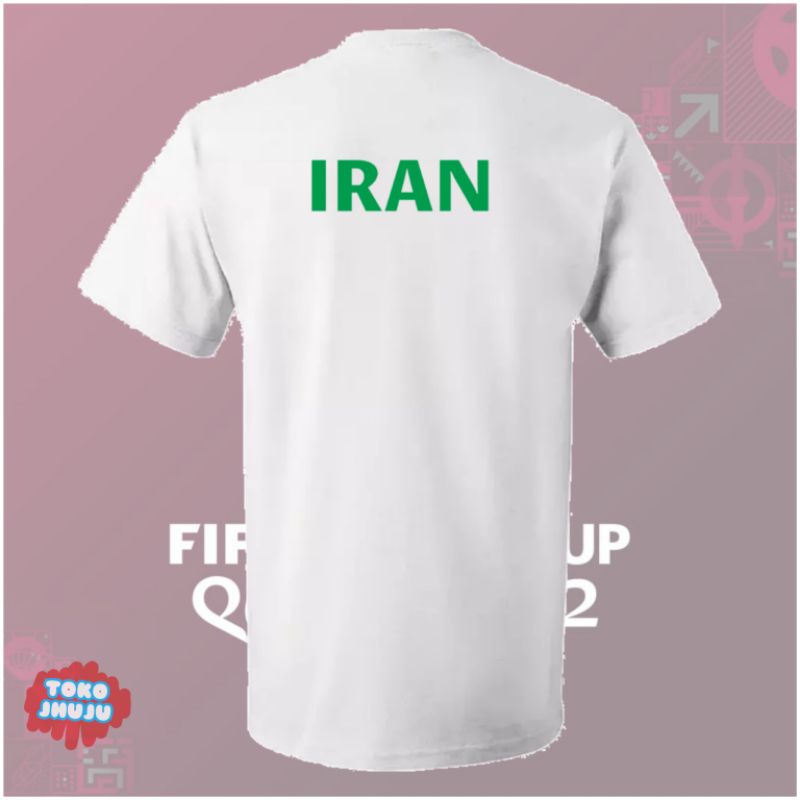 Baju Kaos Piala Dunia World Cup 2022 Tim Iran