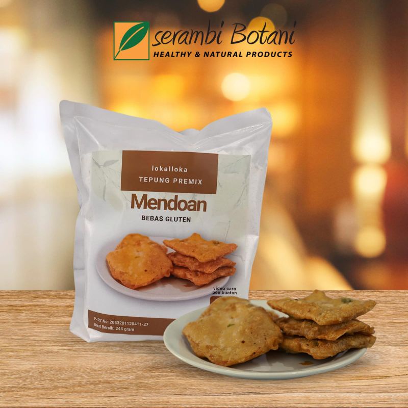 

Tepung Premix Mendoan Lokalloka Gluten Free 245gr Serambi Botani