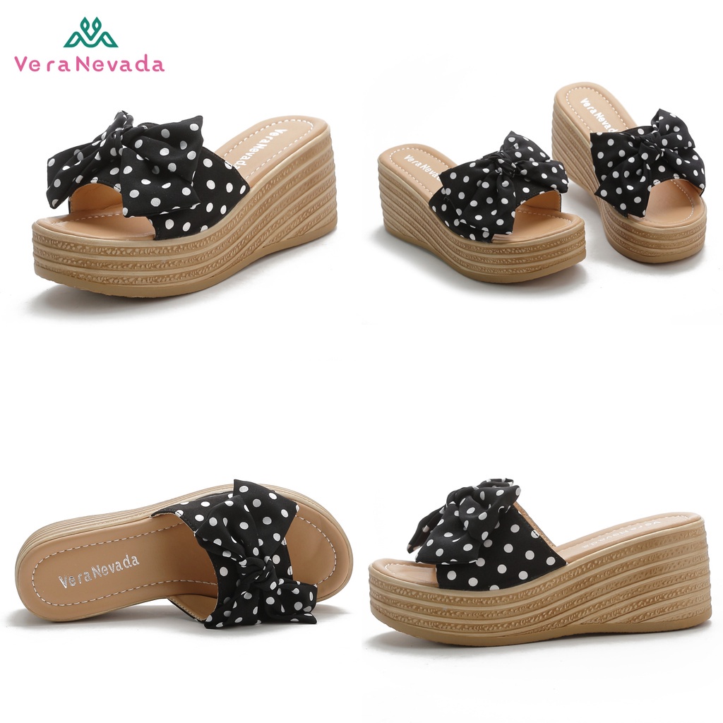 Vera Nevada Kaesha Sandal Wedges Wanita VN1160